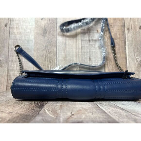 Piper Noble Blue Isla Display Window Chain‎ Crossbody Handbag Inclusive Wallet - Picture 3 of 9